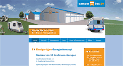 Desktop Screenshot of camper-box.de
